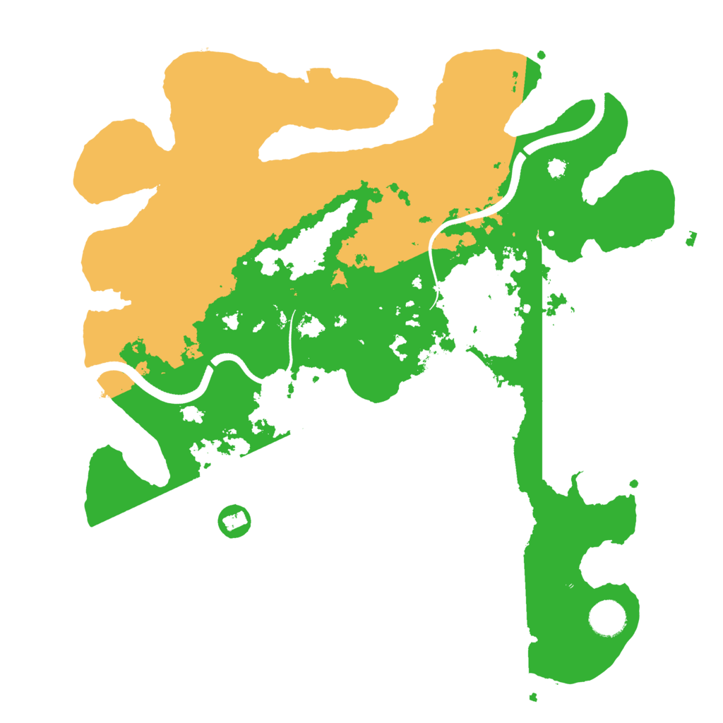 Biome Rust Map: Procedural Map, Size: 3500, Seed: 213850304