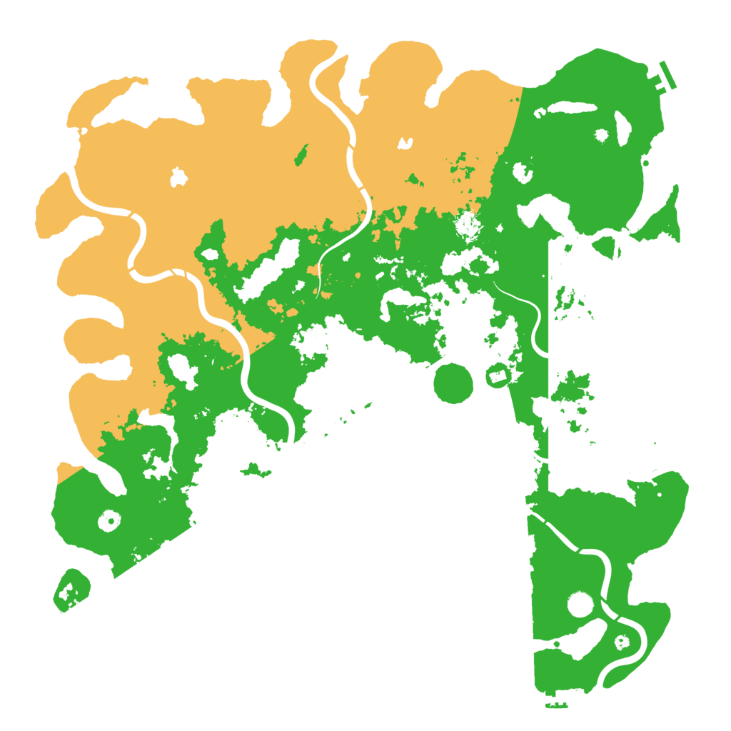 Biome Rust Map: Procedural Map, Size: 5000, Seed: 456915897