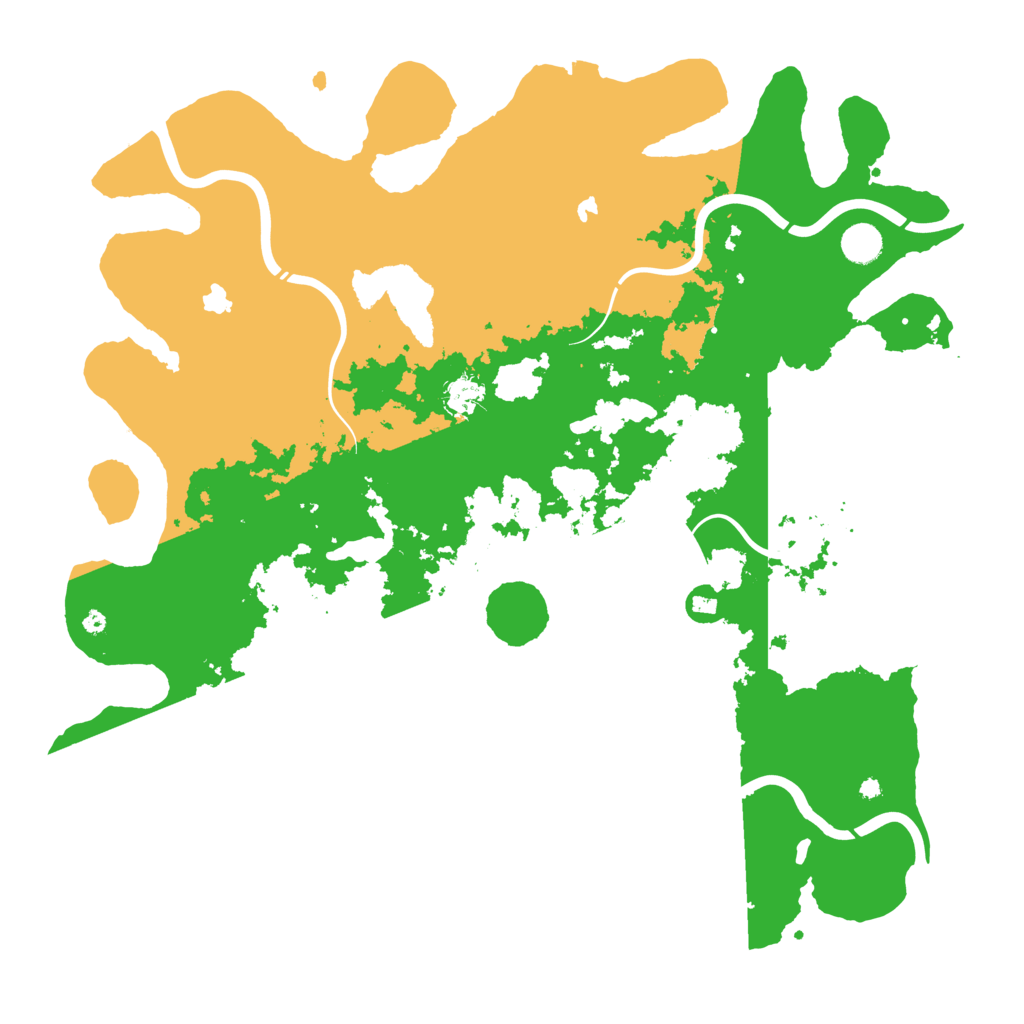 Biome Rust Map: Procedural Map, Size: 4500, Seed: 784232516