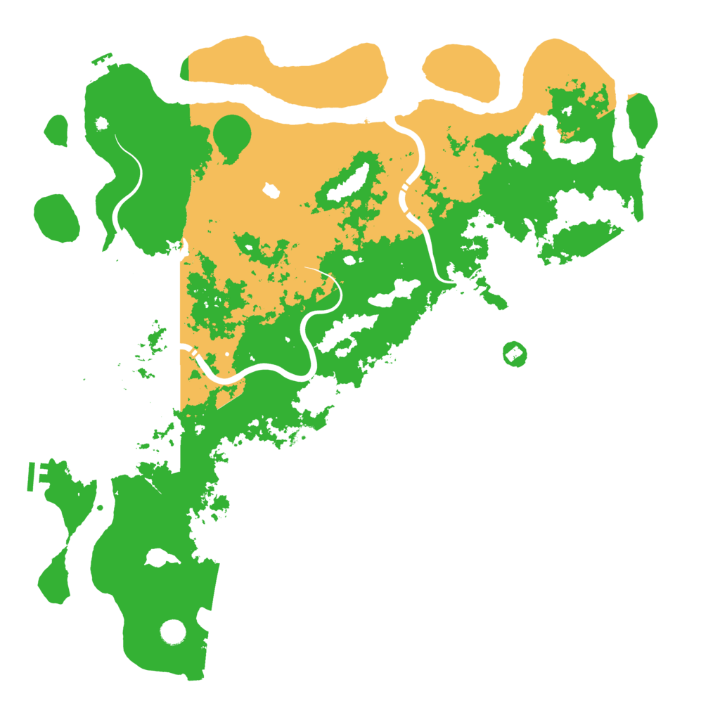 Biome Rust Map: Procedural Map, Size: 5000, Seed: 8246565