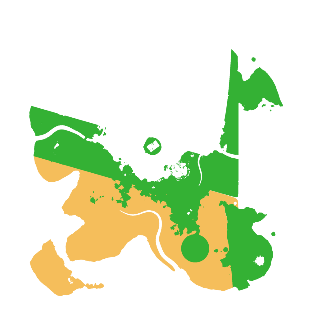 Biome Rust Map: Procedural Map, Size: 3000, Seed: 533490580