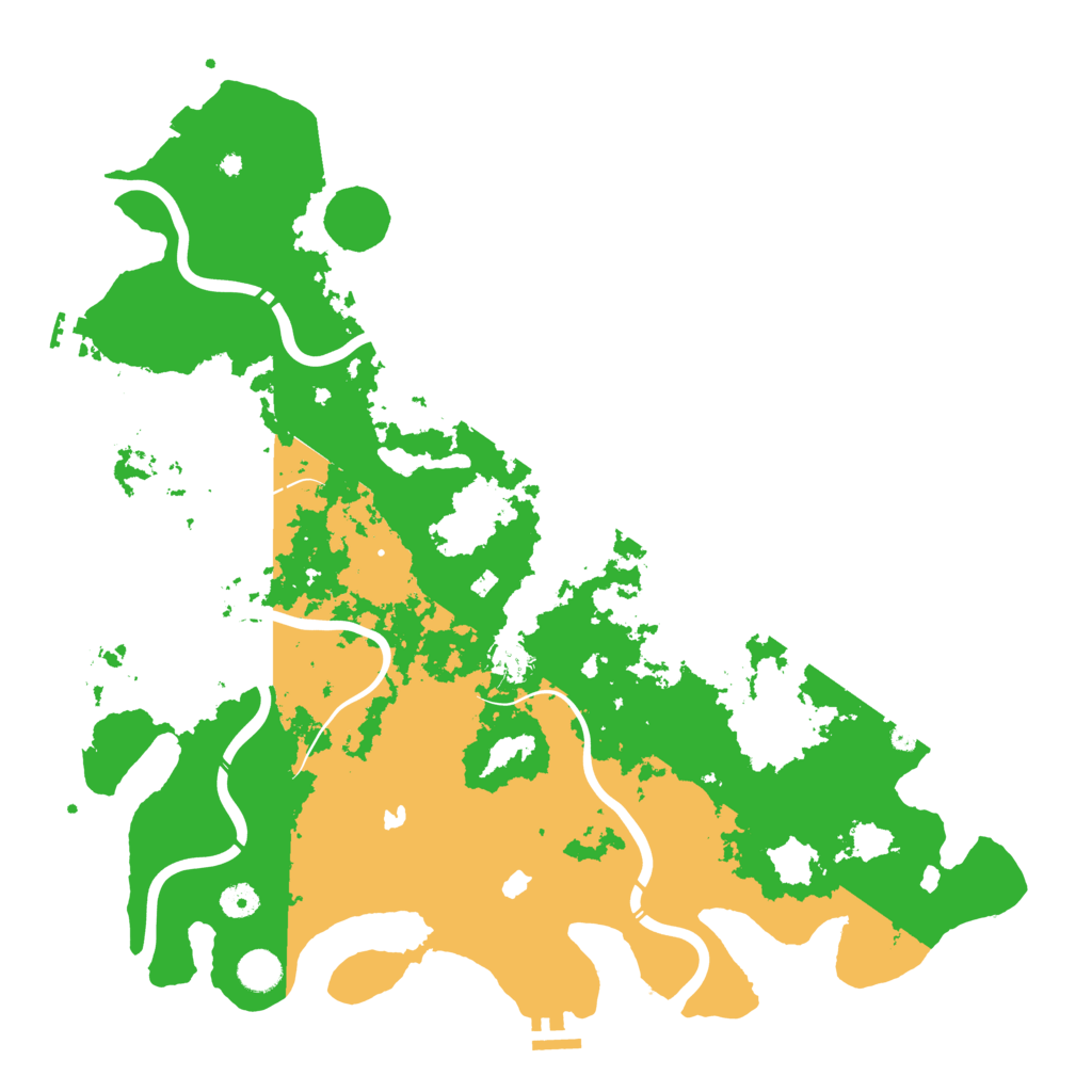 Biome Rust Map: Procedural Map, Size: 4500, Seed: 410211626