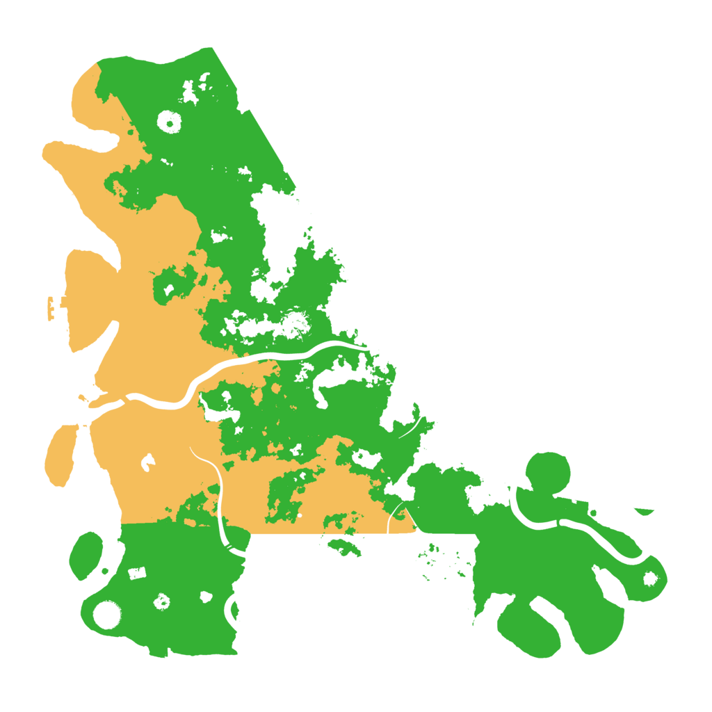 Biome Rust Map: Procedural Map, Size: 4500, Seed: 557447816