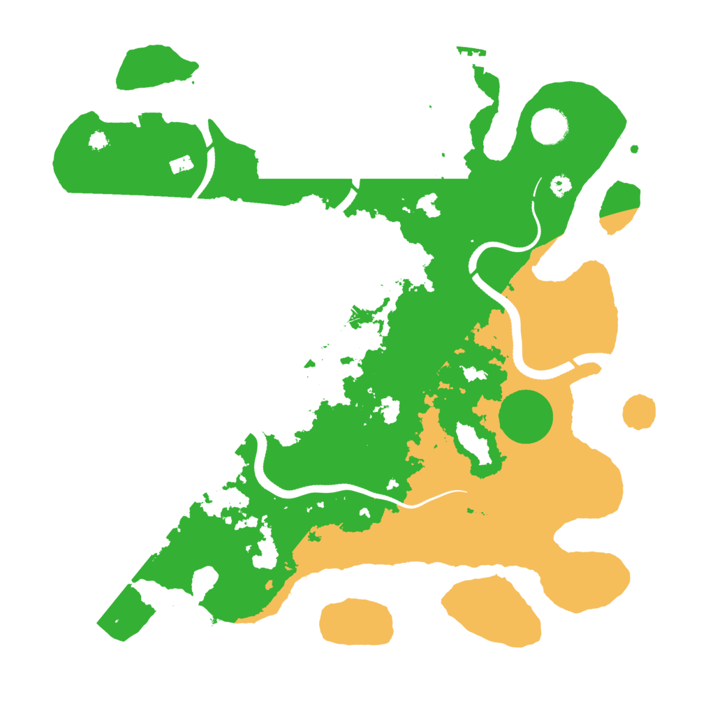Biome Rust Map: Procedural Map, Size: 3500, Seed: 313307690