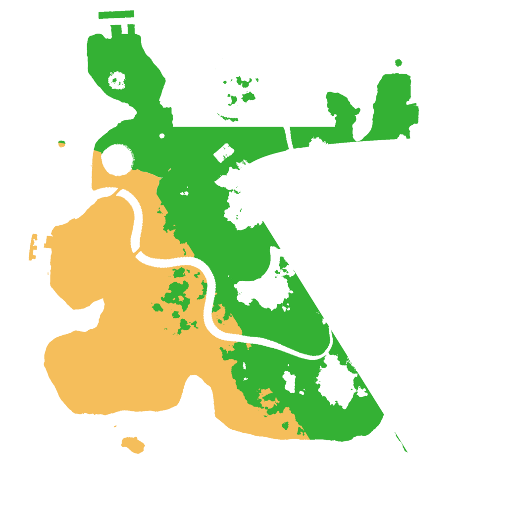 Biome Rust Map: Procedural Map, Size: 2880, Seed: 47694