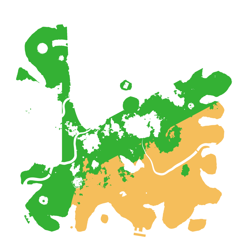 Biome Rust Map: Procedural Map, Size: 4168, Seed: 893474979