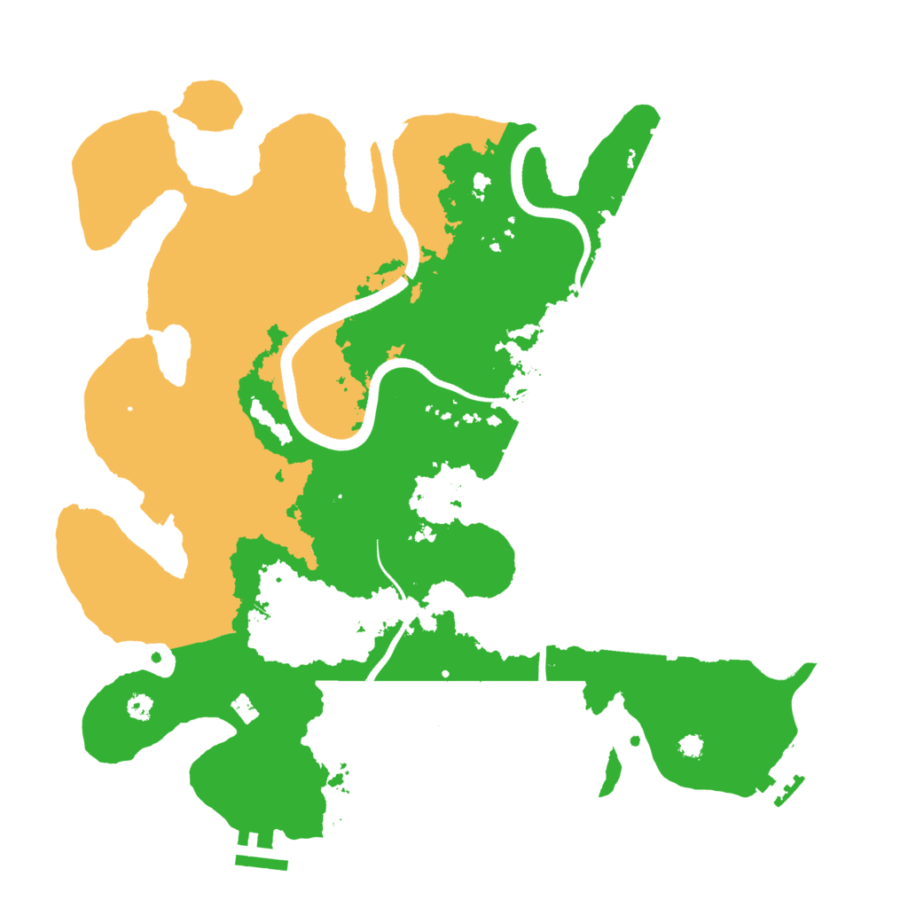 Biome Rust Map: Procedural Map, Size: 3500, Seed: 1112712634