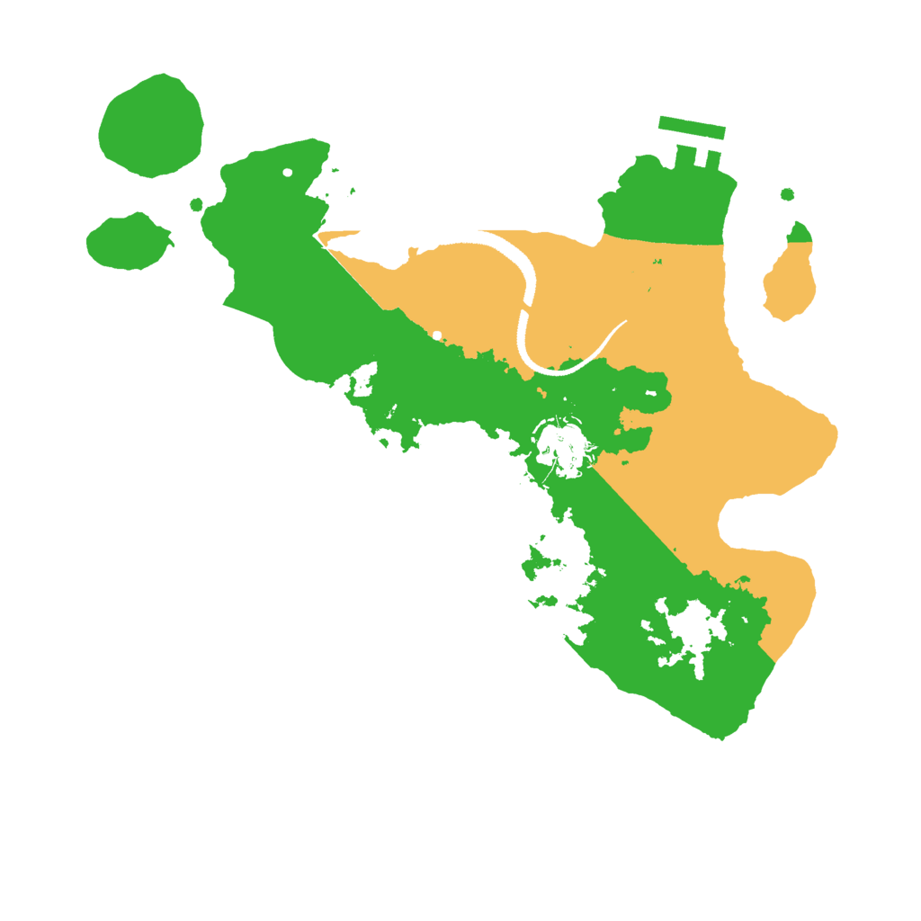 Biome Rust Map: Procedural Map, Size: 2800, Seed: 970053237