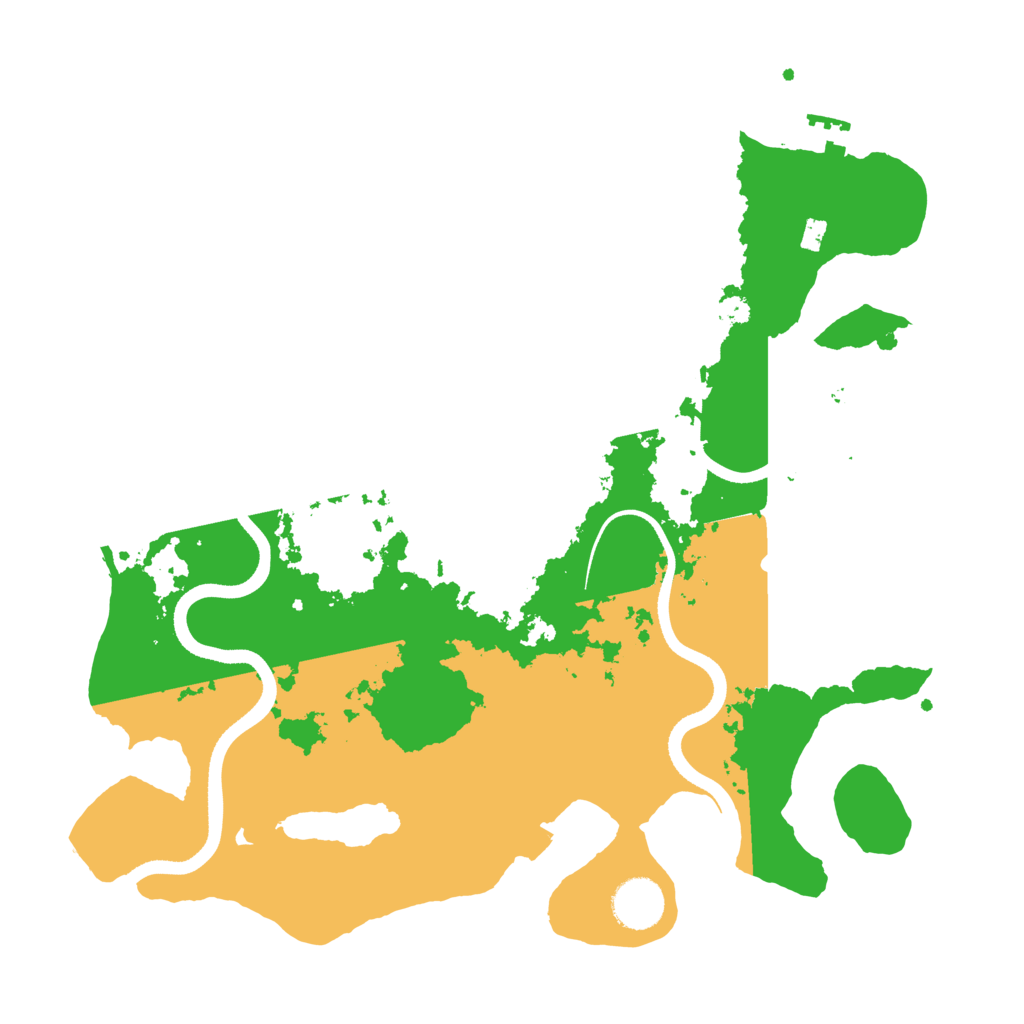 Biome Rust Map: Procedural Map, Size: 3500, Seed: 248731