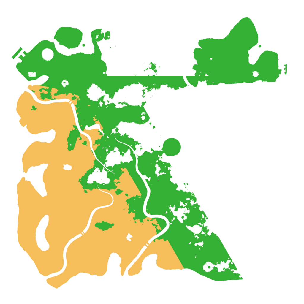 Biome Rust Map: Procedural Map, Size: 4500, Seed: 1744787887