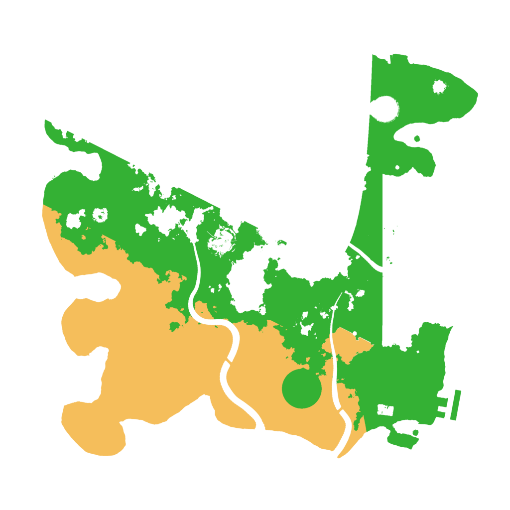 Biome Rust Map: Procedural Map, Size: 3400, Seed: 19324352