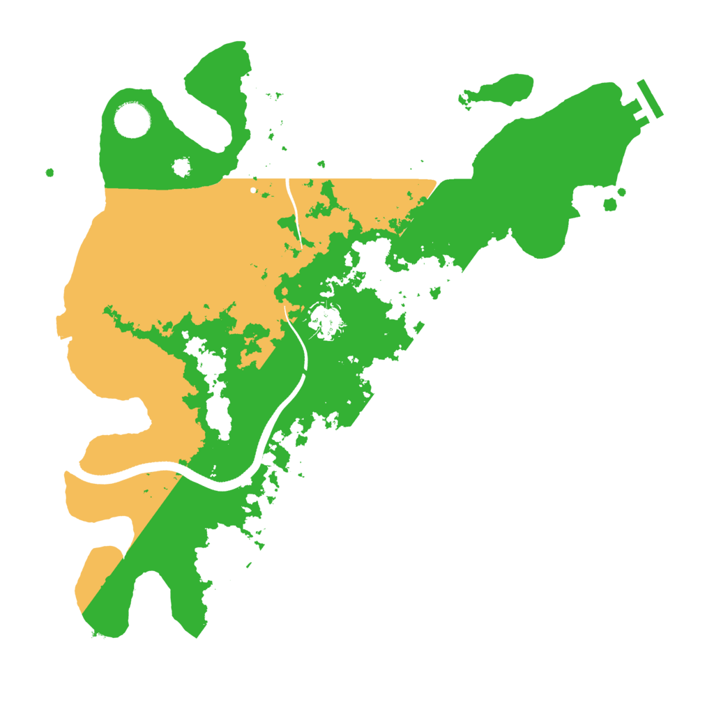 Biome Rust Map: Procedural Map, Size: 3500, Seed: 82371074