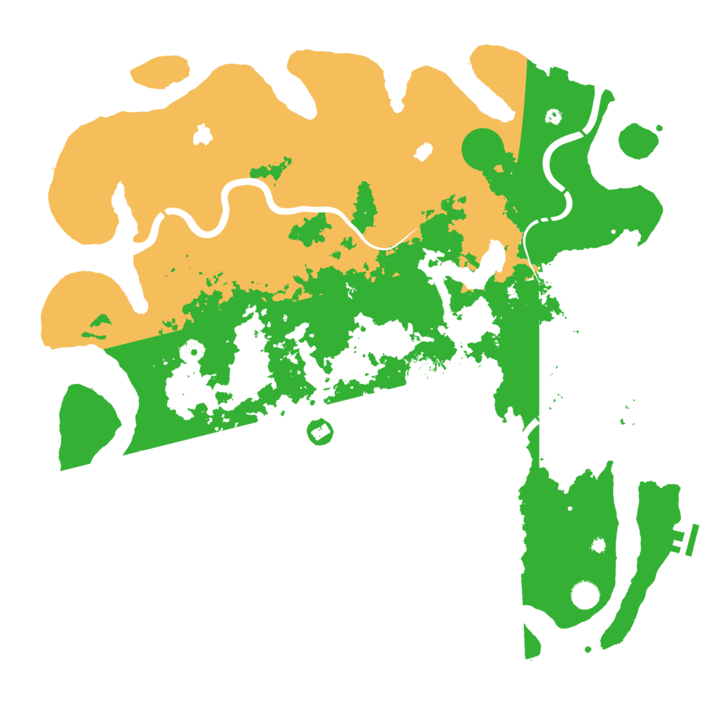 Biome Rust Map: Procedural Map, Size: 4500, Seed: 108628156