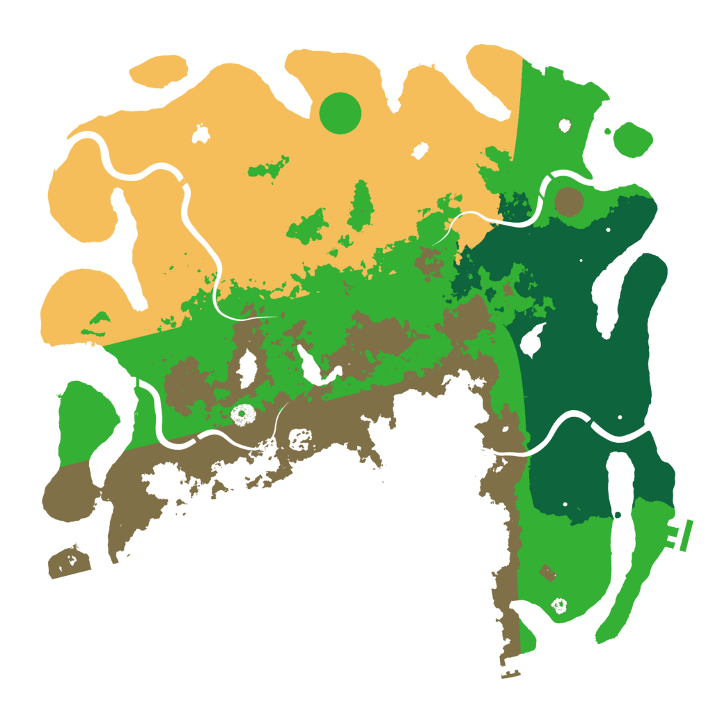 Biome Rust Map: Procedural Map, Size: 4500, Seed: 108628156