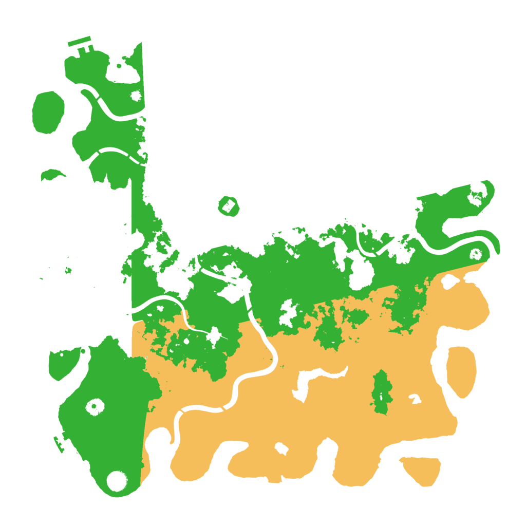Biome Rust Map: Procedural Map, Size: 4553, Seed: 1
