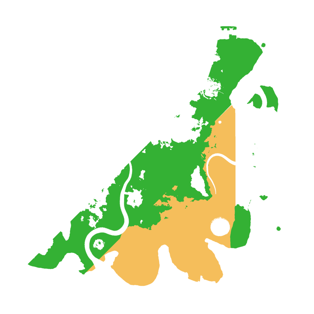 Biome Rust Map: Procedural Map, Size: 3000, Seed: 2119394907