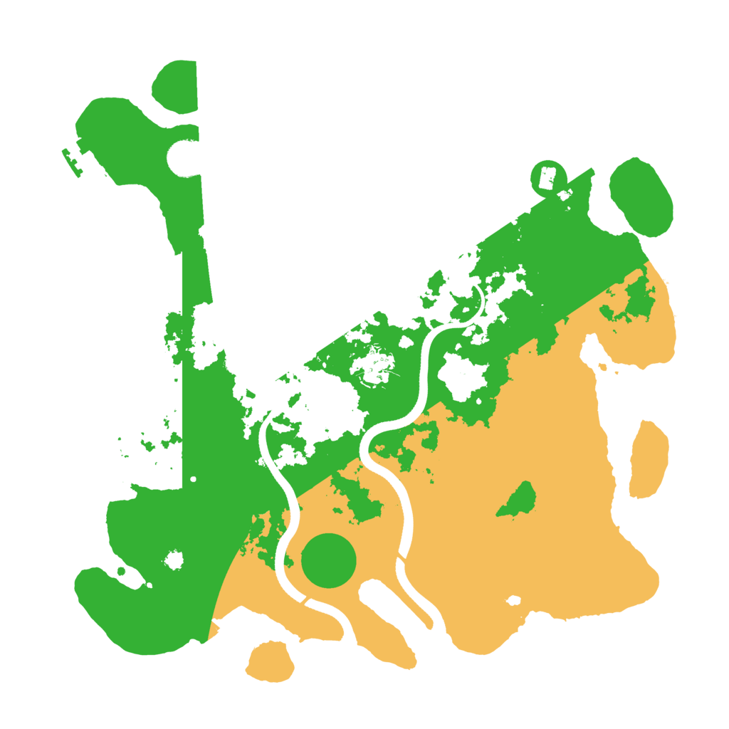 Biome Rust Map: Procedural Map, Size: 3500, Seed: 478653280