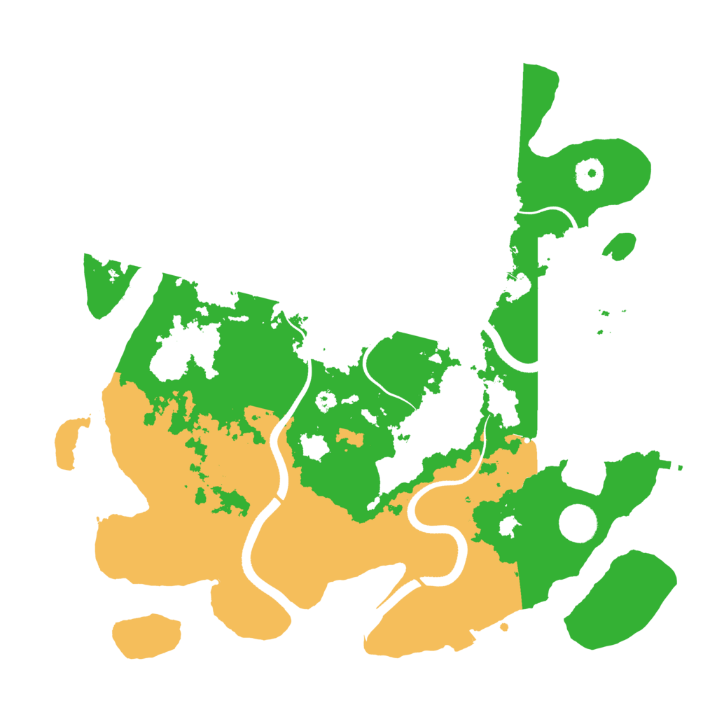 Biome Rust Map: Procedural Map, Size: 3500, Seed: 1136402644