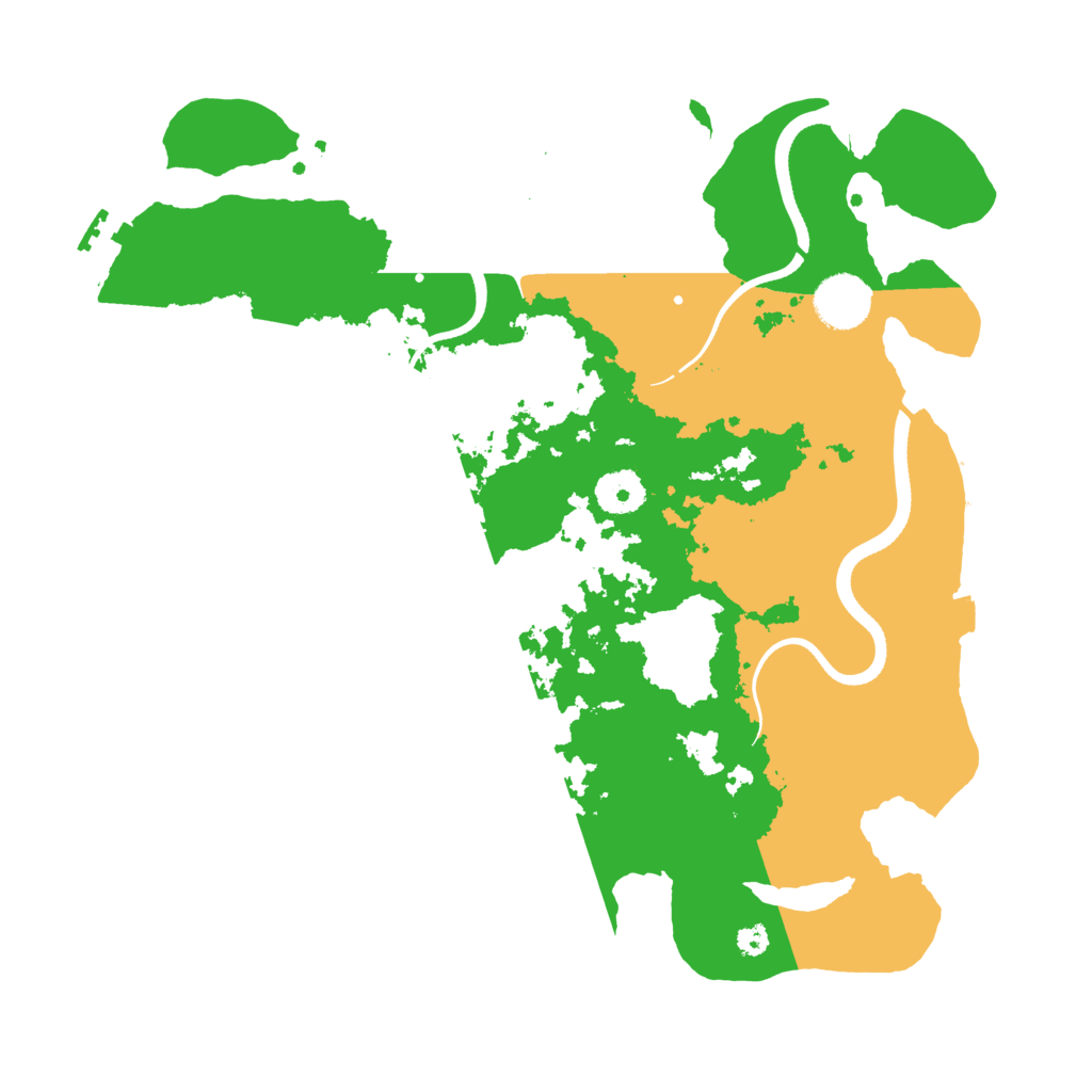Biome Rust Map: Procedural Map, Size: 3500, Seed: 754313173