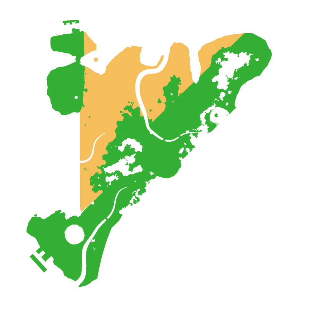 Biome Rust Map: Procedural Map, Size: 3000, Seed: 805487176