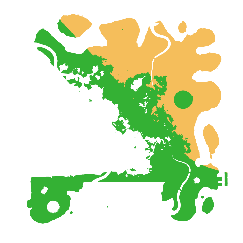 Biome Rust Map: Procedural Map, Size: 3500, Seed: 1862426128