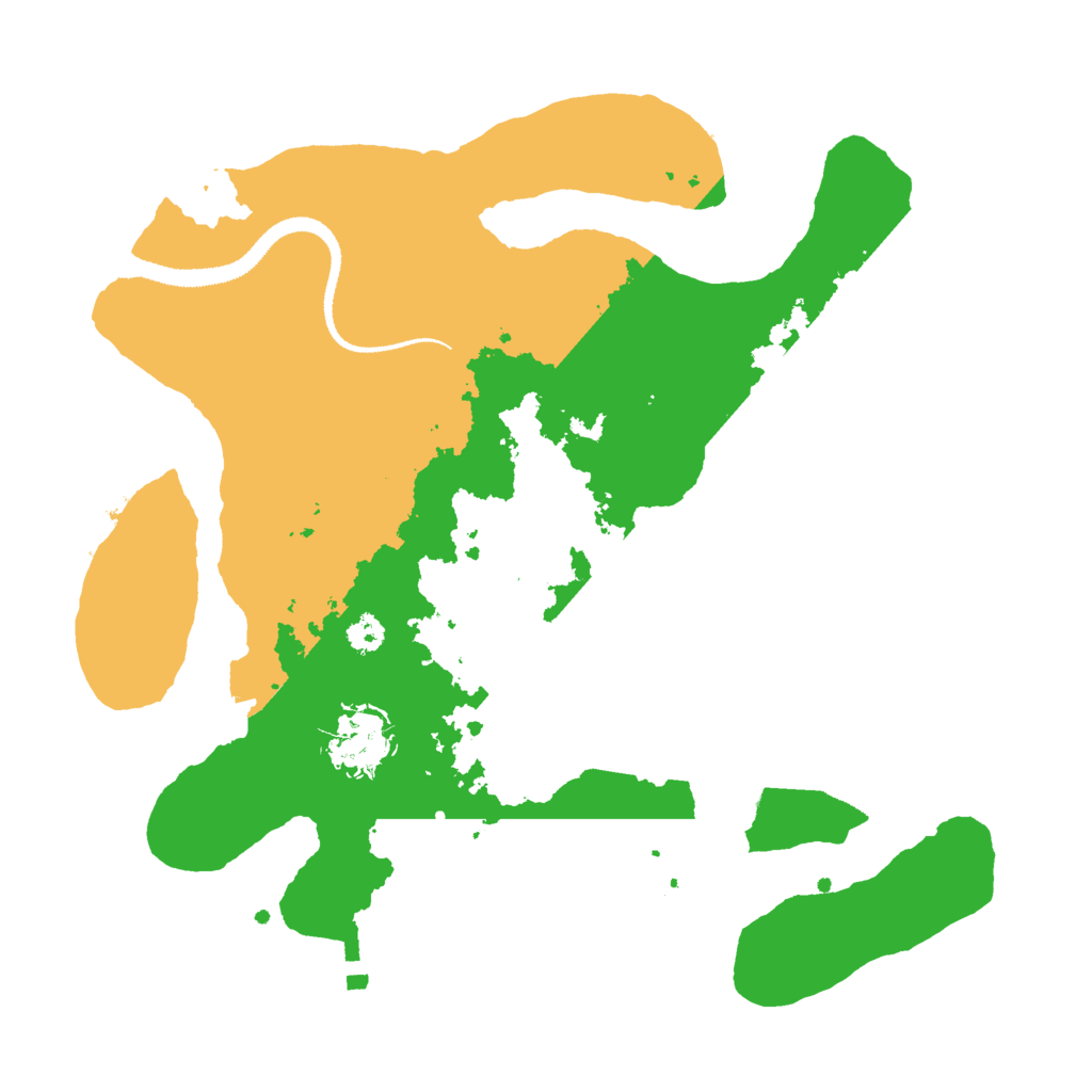 Biome Rust Map: Procedural Map, Size: 3000, Seed: 1823888711