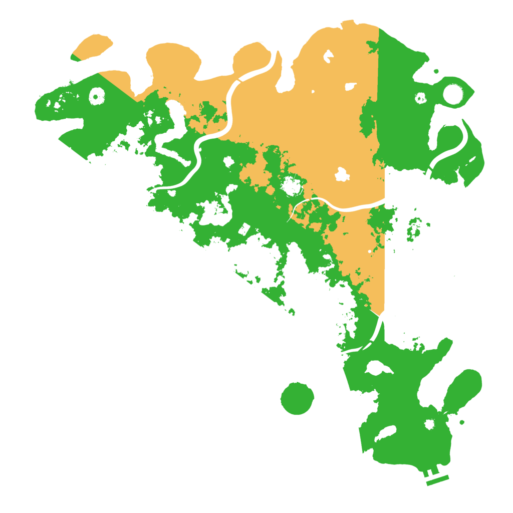 Biome Rust Map: Procedural Map, Size: 4500, Seed: 664274081