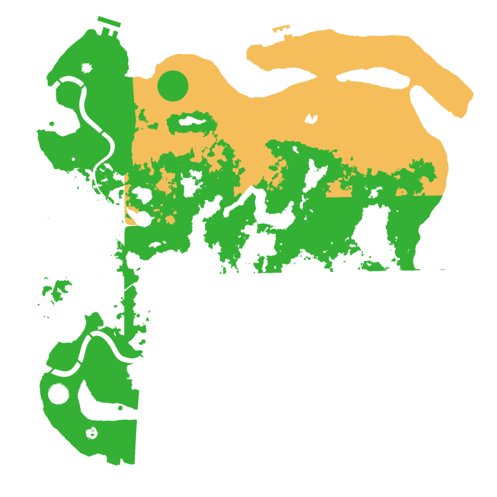 Biome Rust Map: Procedural Map, Size: 4250, Seed: 1277649823