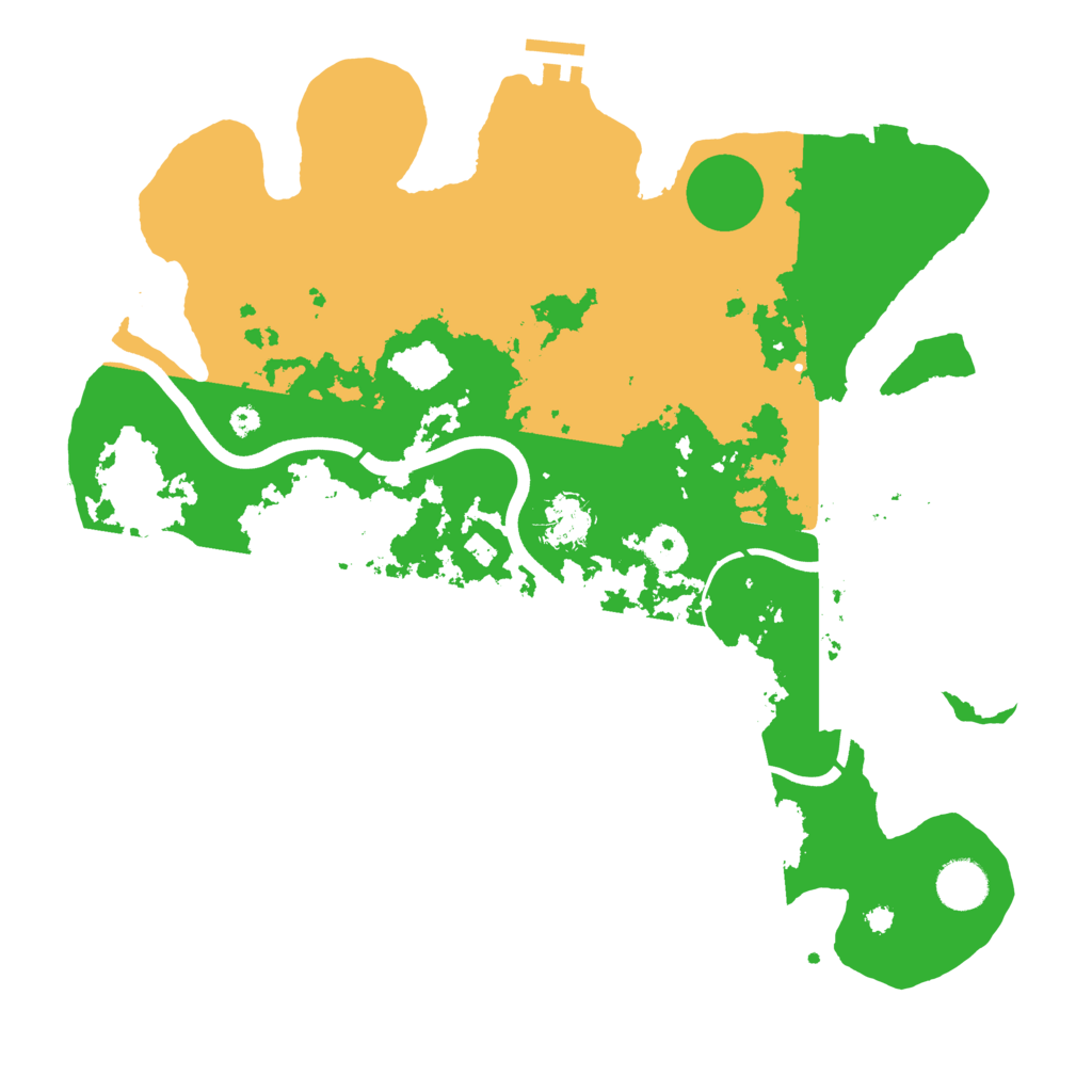 Biome Rust Map: Procedural Map, Size: 3750, Seed: 1255131306