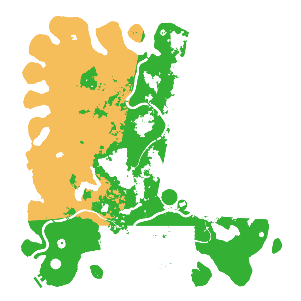 Biome Rust Map: Procedural Map, Size: 5000, Seed: 1583136569
