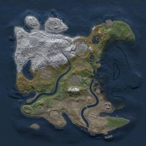 Thumbnail Rust Map: Procedural Map, Size: 3000, Seed: 3920864, 12 Monuments