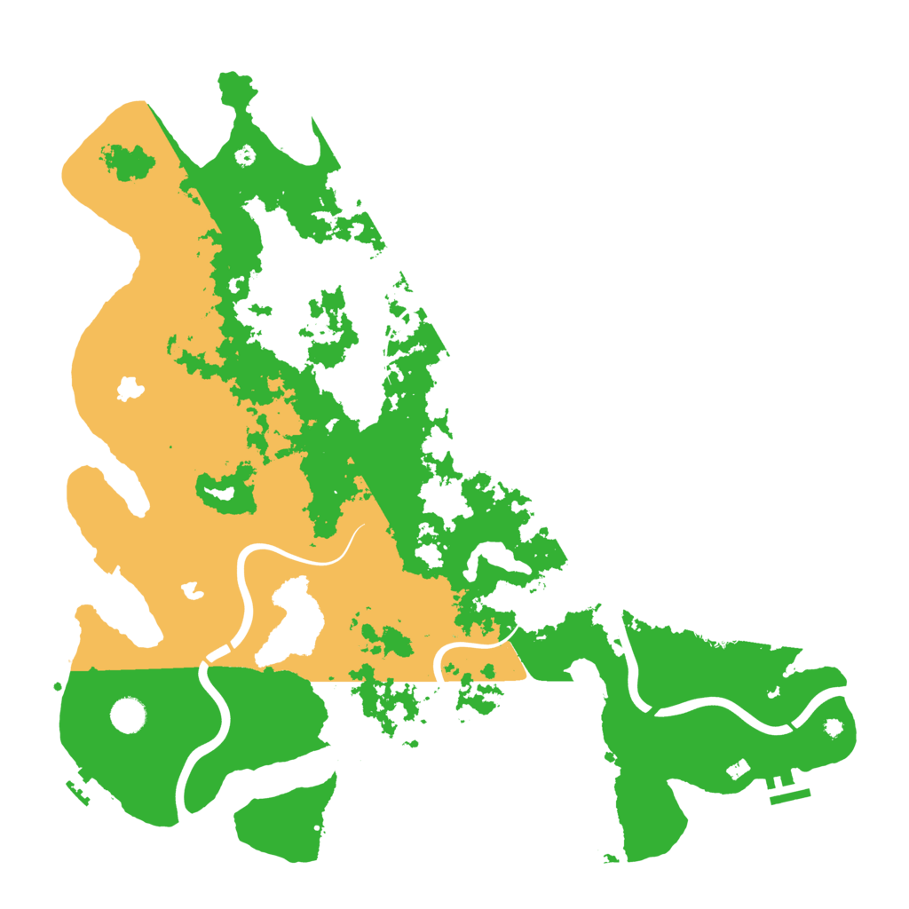 Biome Rust Map: Procedural Map, Size: 4500, Seed: 572722396