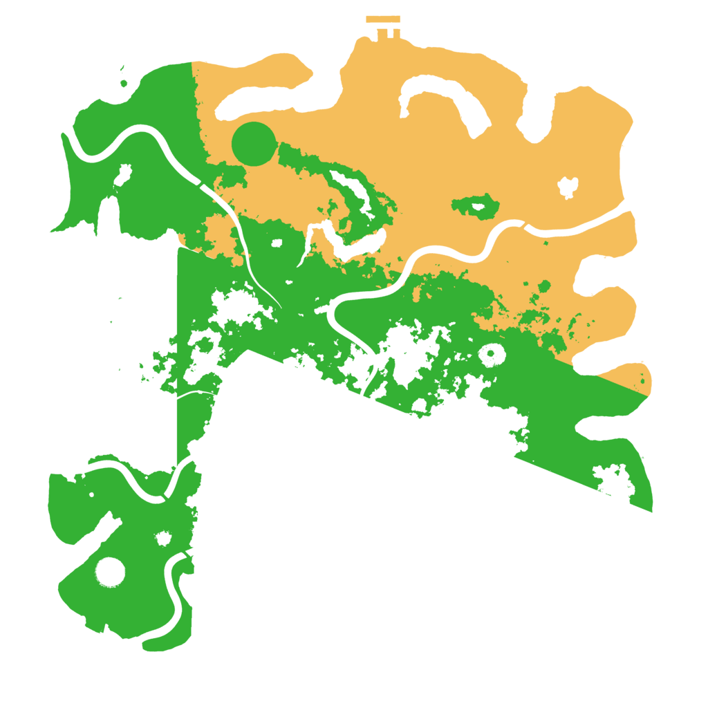 Biome Rust Map: Procedural Map, Size: 4200, Seed: 2019665722