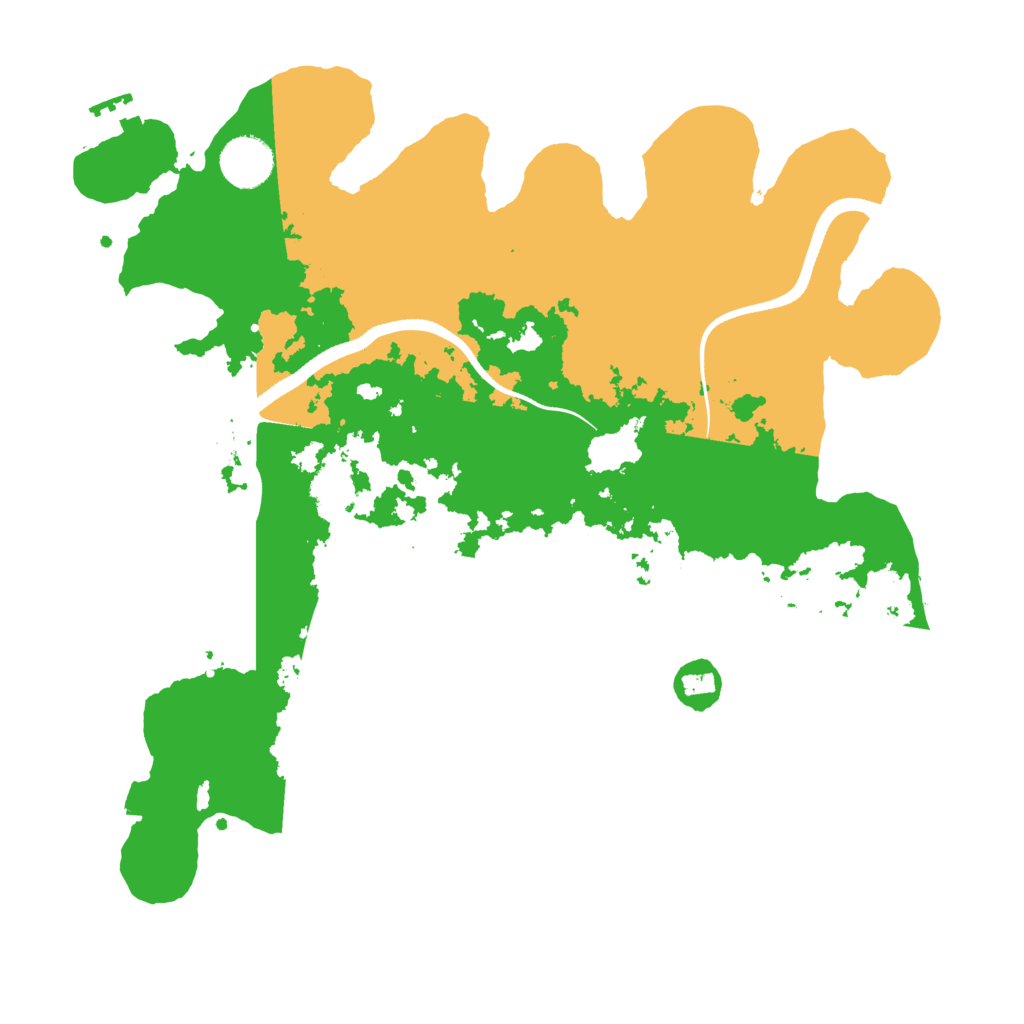 Biome Rust Map: Procedural Map, Size: 3500, Seed: 1785775414