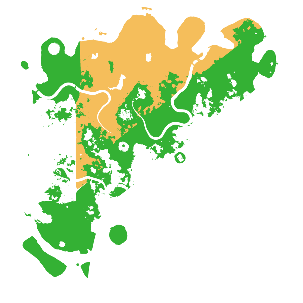Biome Rust Map: Procedural Map, Size: 4500, Seed: 1148523339