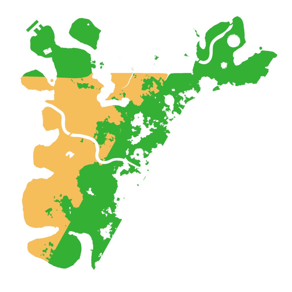 Biome Rust Map: Procedural Map, Size: 4000, Seed: 2000523025