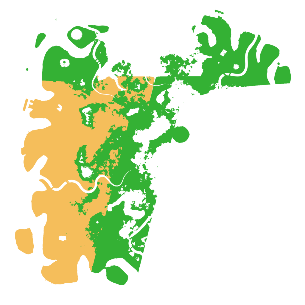 Biome Rust Map: Procedural Map, Size: 5000, Seed: 446336643