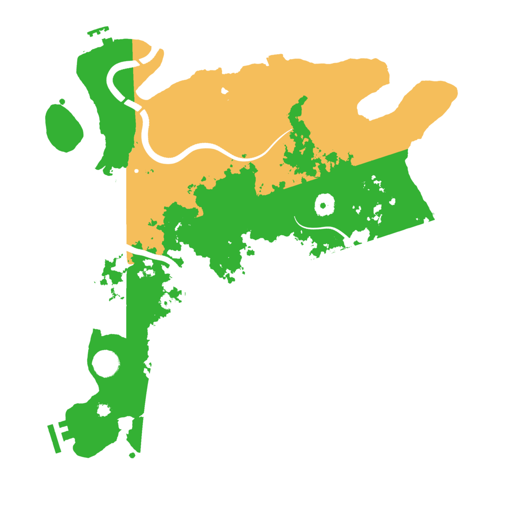 Biome Rust Map: Procedural Map, Size: 3500, Seed: 1209228262