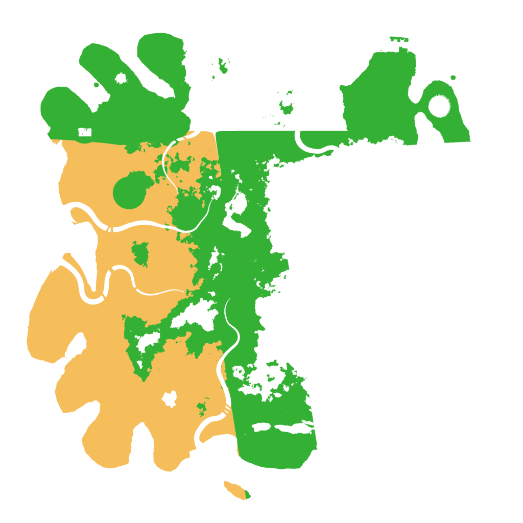 Biome Rust Map: Procedural Map, Size: 4250, Seed: 307780209