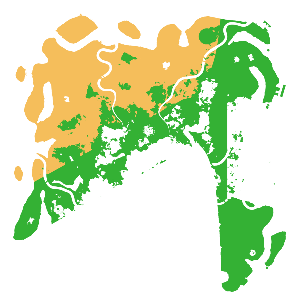 Biome Rust Map: Procedural Map, Size: 5000, Seed: 1685829096