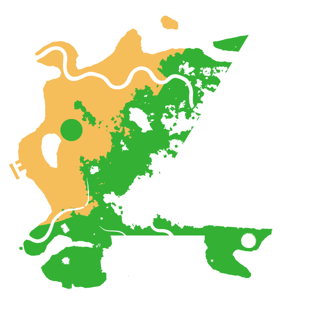 Biome Rust Map: Procedural Map, Size: 3750, Seed: 51765847
