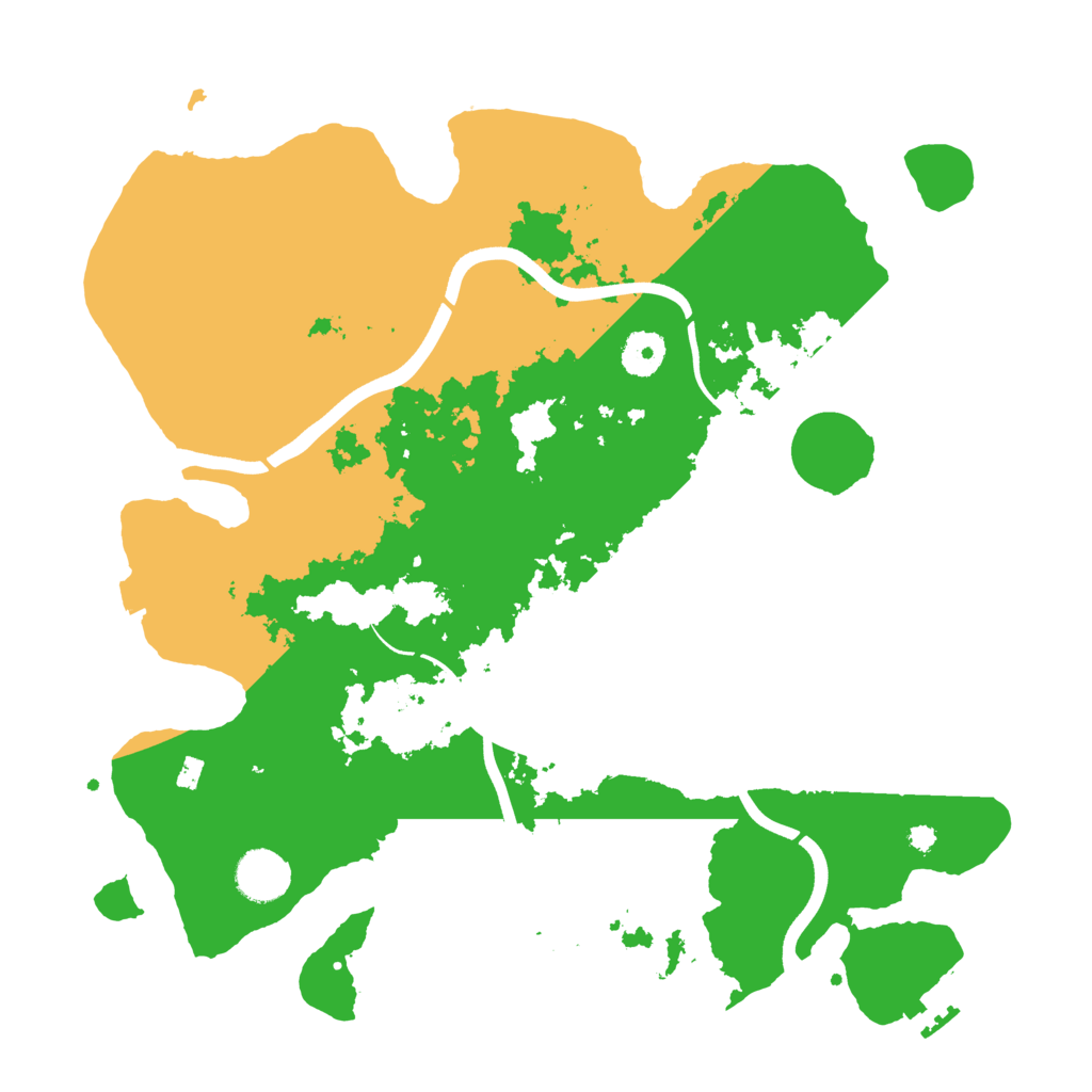 Biome Rust Map: Procedural Map, Size: 3700, Seed: 1693883410