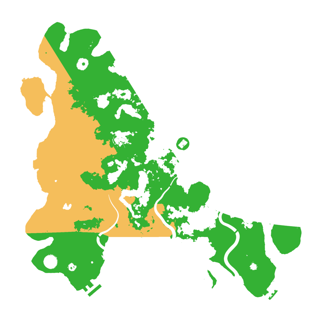 Biome Rust Map: Procedural Map, Size: 4000, Seed: 1845776236