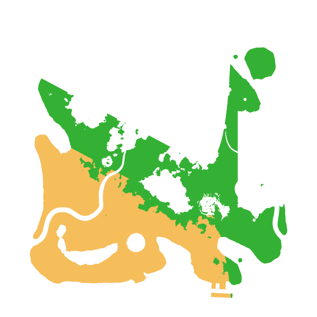 Biome Rust Map: Procedural Map, Size: 3000, Seed: 51479623