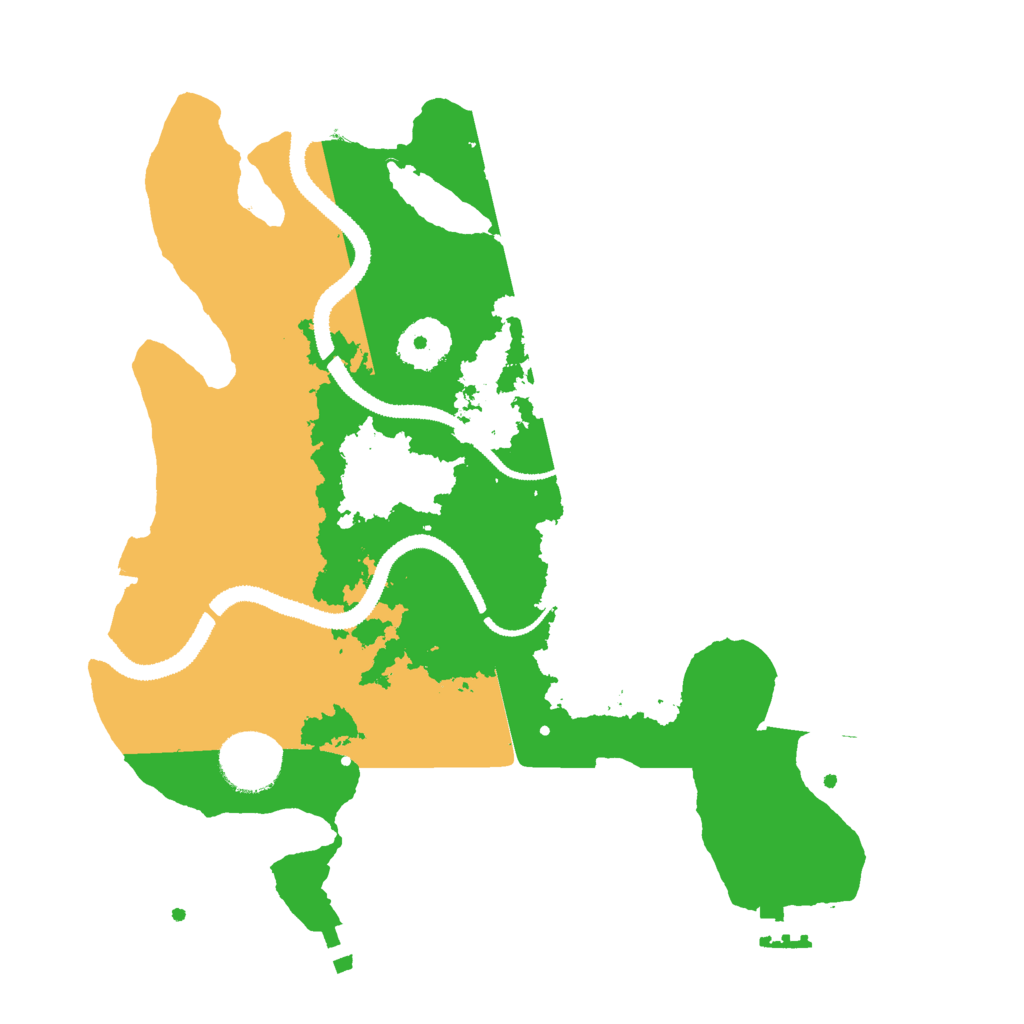 Biome Rust Map: Procedural Map, Size: 3000, Seed: 1283344963