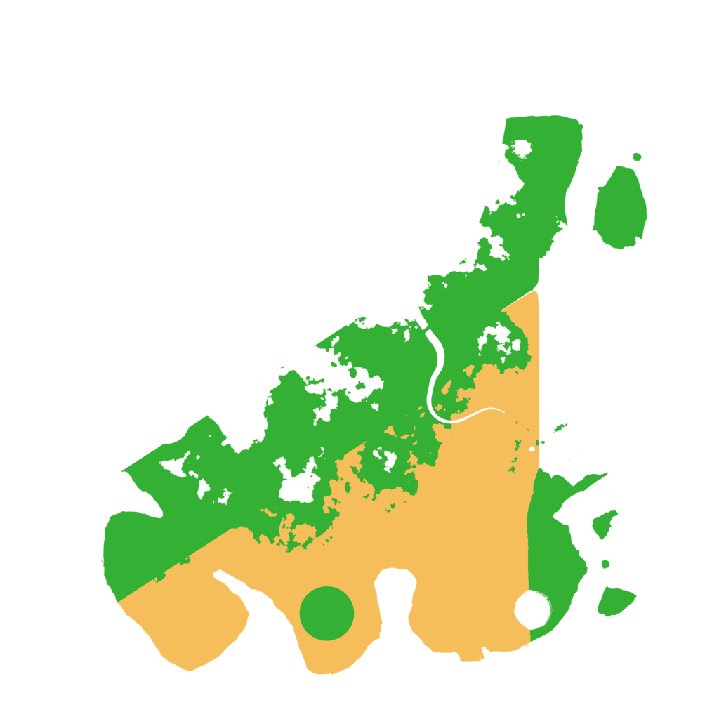 Biome Rust Map: Procedural Map, Size: 3500, Seed: 1399487135