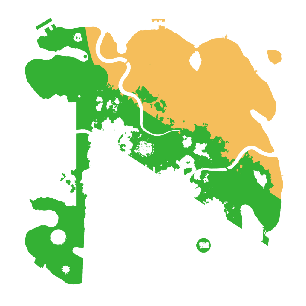 Biome Rust Map: Procedural Map, Size: 3500, Seed: 1730978409