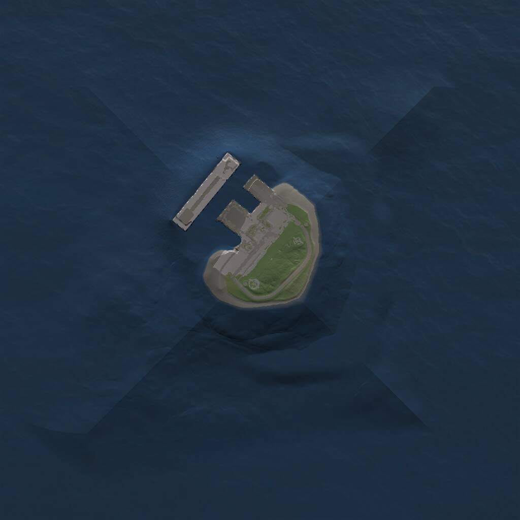 Rust Map: Procedural Map, Size: 1200, Seed: 1241881358, 2 Monuments