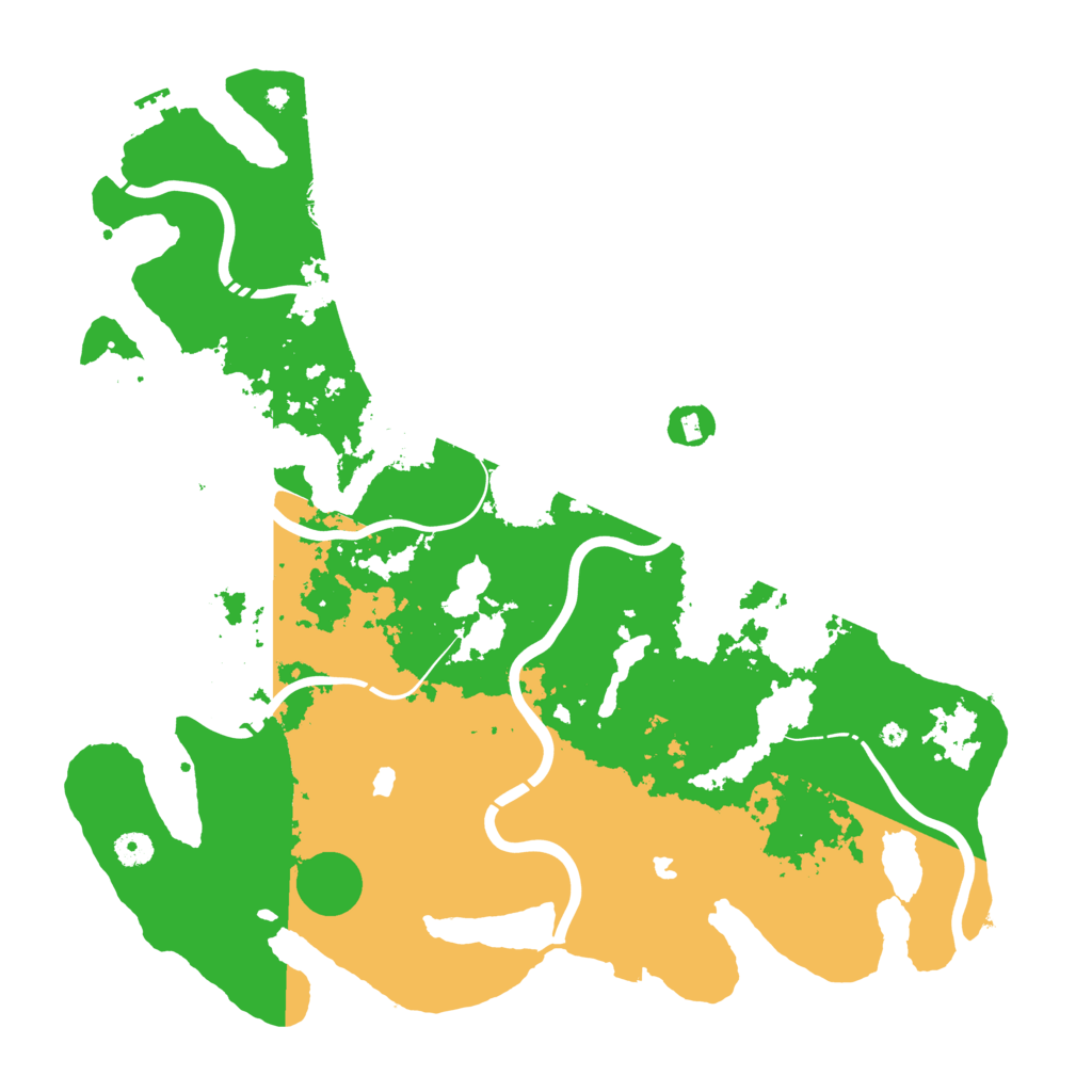 Biome Rust Map: Procedural Map, Size: 4500, Seed: 24865194