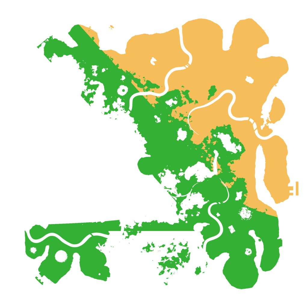 Biome Rust Map: Procedural Map, Size: 4500, Seed: 1663515222